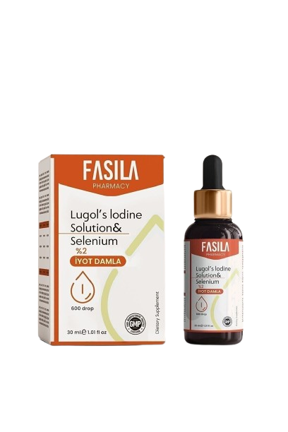 FASILA %2 Lugol İyot Çözeltisi ve Selenyum Damla - Premium Tiroid Takviyesi